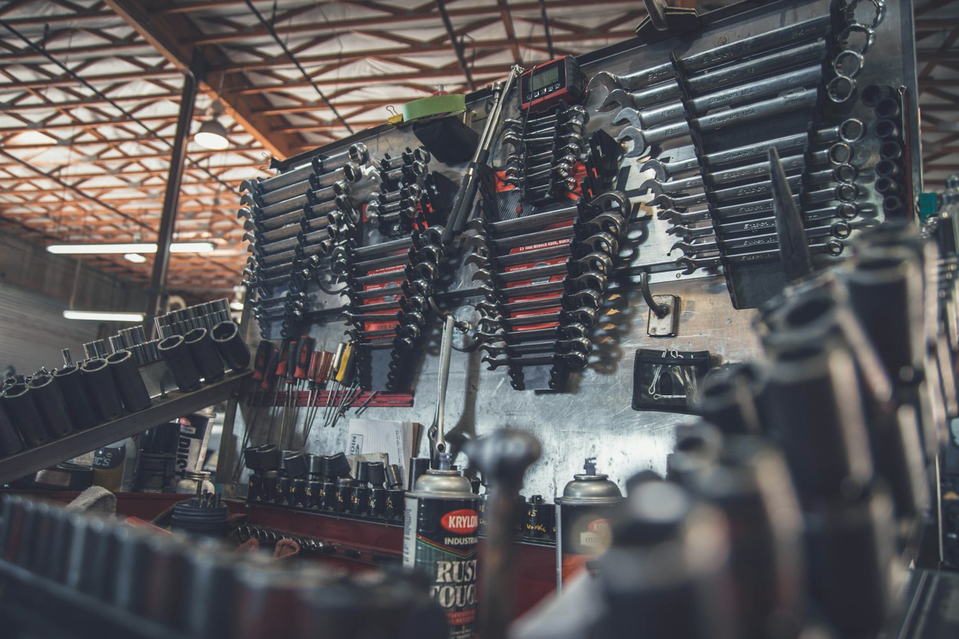 Inside the workshop at Rockbrook Crash Repairs, Edmondstown Road, Dublin 16